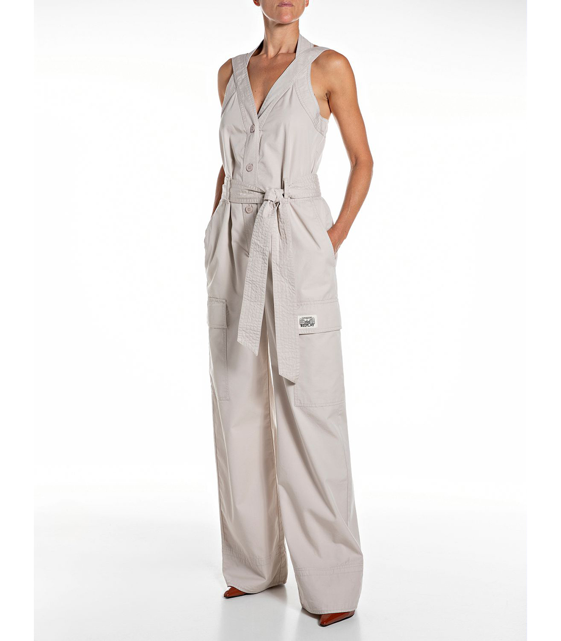 コットンツイルビスチェサロペット